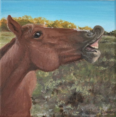 Straight from the Horses Mouth II by artist Erica Dawn Smith